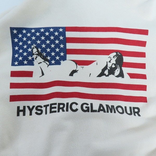☆HYSTERIC GLAMOUR/ヒステリックグラマー WOMAN ON FLAG PK ヒスガール フラッグ プリント パーカー 0231CF06/S /060の画像10