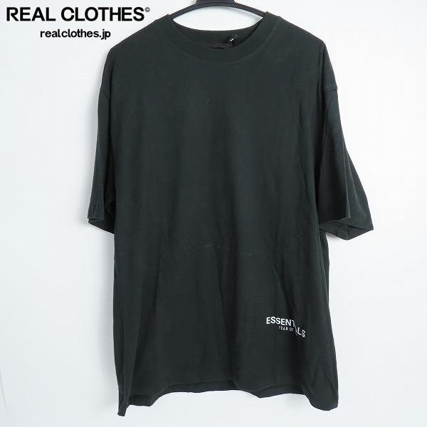 ☆ESSENTIALS/エッセンシャルズ FEAR OF GOD フィアオブゴッド リフレクターロゴ 半袖Tシャツ/XL /LPL_詳細な状態は商品説明内をご確認ください。