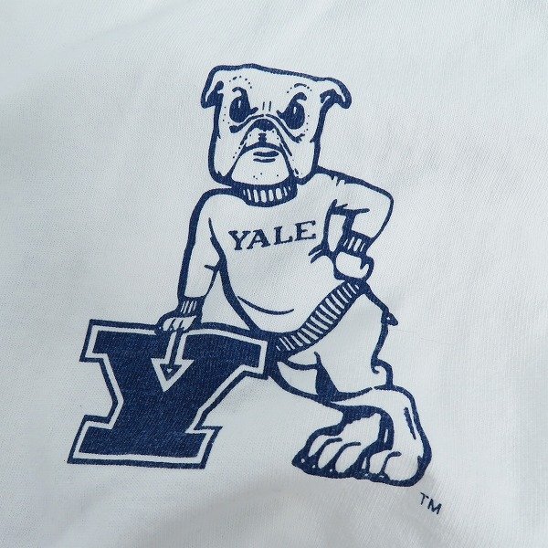 ☆Champion/チャンピオン プリント半袖Tシャツ YALE UNIVERSITY/XL /LPLの画像9