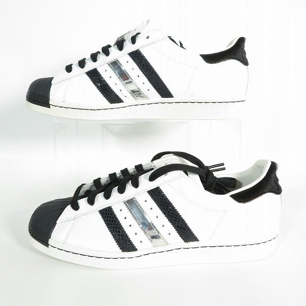 【未使用】adidas/アディダス スーパースター miadidas mi superstar 80s 中村俊輔 300試合出場記念限定モデル H78569/27.5 /080の画像4