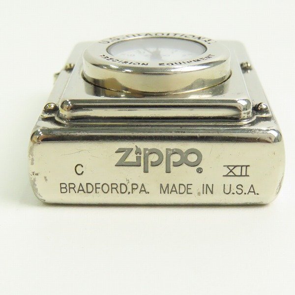 ZIPPO/ジッポー TIME LIGHT/タイムライト 時計付き 1996年製【動作未確認】 /LPLの画像4