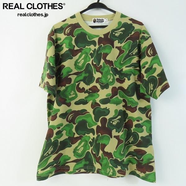 ☆BAPE BY A BATHING APE/ベイプ バイ ア ベイシングエイプ Art Camo Head Tee クルーネックTシャツ 001CSJ801057I/M /LPL_詳細な状態は商品説明内をご確認ください。