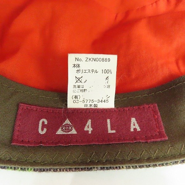 CA4LA/カシラ 総柄帽子 zkn00889 /000の画像7