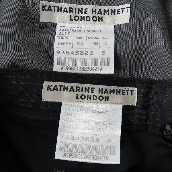 *KATHARINE HAMNETT/ Katharine Hamnett полоса костюм выставить 938A3823/S /080