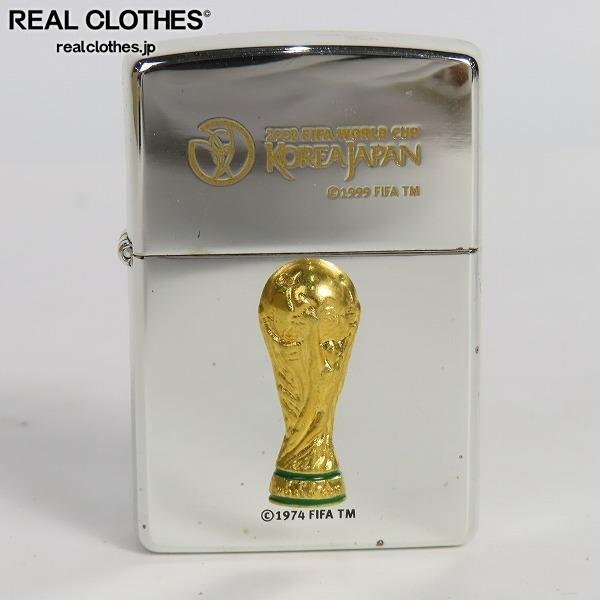 ZIPPO/ジッポー 2002 FIFA WORLD CUP KOREA JAPAN/日韓ワールドカップ メタル貼り 2000年製 /LPLの画像1