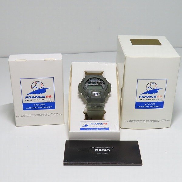 G-SHOCK/Gショック 98年 フランスW杯 FIFAワールドカップ 腕時計/ウォッチ DW-6900WF-8T【動作未確認】 /000_画像6