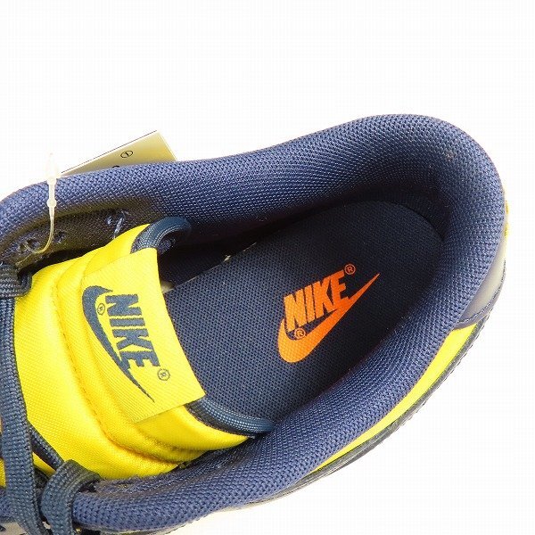 【未使用】NIKE/ナイキ DUNK LOW RETRO MICHIGAN ダンク ロー レトロ ミシガン DD1391-700/28.5 /080_画像5