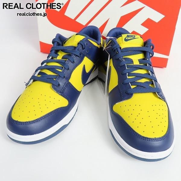 【未使用】NIKE/ナイキ DUNK LOW RETRO MICHIGAN ダンク ロー レトロ ミシガン DD1391-700/28.5 /080_詳細な状態は商品説明内をご確認ください。