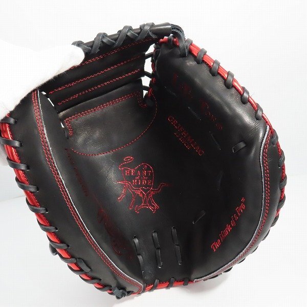 Rawlings/ローリングス HEART of the HIDE 軟式 捕手用 キャッチャーミット グローブ/グラブ GR3FHM2AC /080_画像3