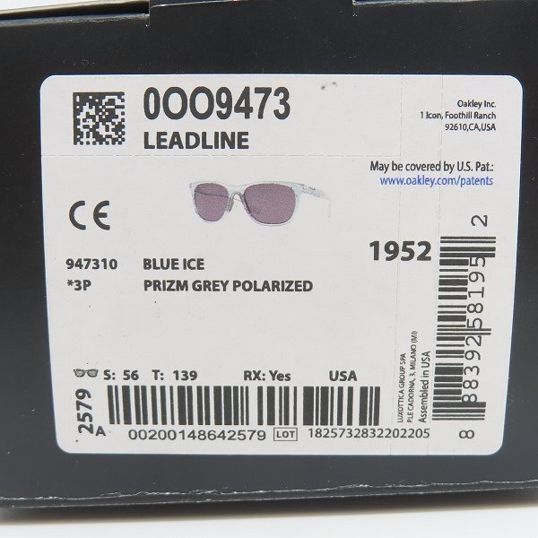 OAKLEY/ Oacley LEADLINE поляризованный свет солнцезащитные очки / I одежда OO9473-1056 /000