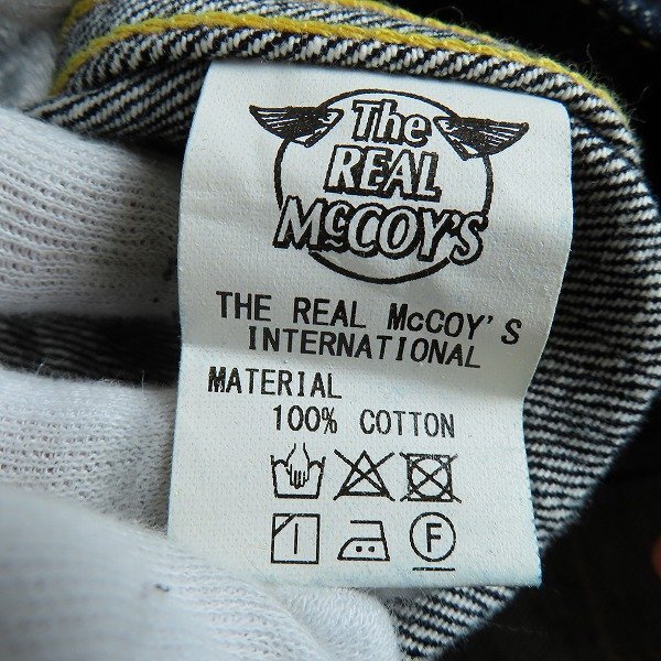 ☆The REAL McCOY'S/リアルマッコイズ 大戦モデル デニムジャケット Lot.S003J W38 /060の画像4