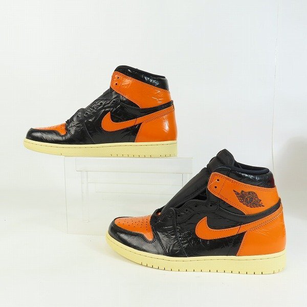 【未使用】 NIKE/ナイキ AIR JORDAN 1 RETRO HIGH OG/エア ジョーダン 1 レトロ ハイ オリジナル 555088-028/29 /080_画像4