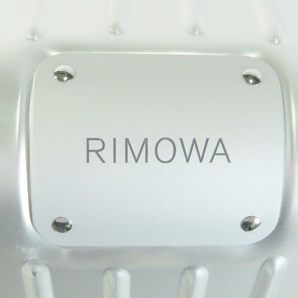 RIMOWA/リモワ ORIGINAL CHEK-IN Ｍ/オリジナル チェックイン 4輪 キャリーケース 925.63/60L 同梱×/160