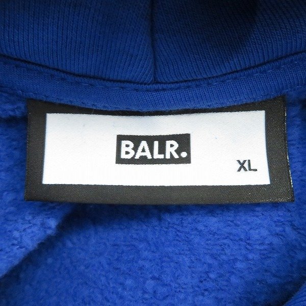 ☆BALR./ボーラー Brand Straight Small Logo Hoodie/プルオーバーパーカー B1261.1018/XL /060_画像3