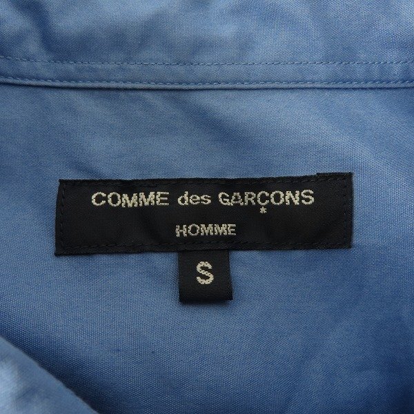 ☆COMME des GARCONS HOMME/コムデギャルソンオム AD2021 コットン 長袖シャツ HI-B003 /S /LPL