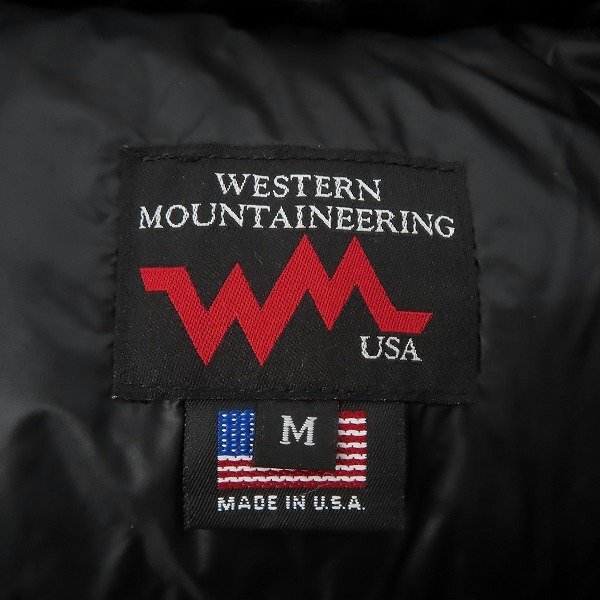 ☆Western Mountaineering/ウエスタンマウンテニアリング グースダウンジャケット /M /080の画像3