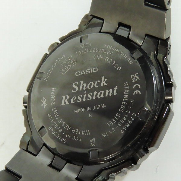 G-SHOCK/Gショック フルメタル タフソーラー Bluetooth 腕時計 GM-B2100BD-1AJF /000_画像5