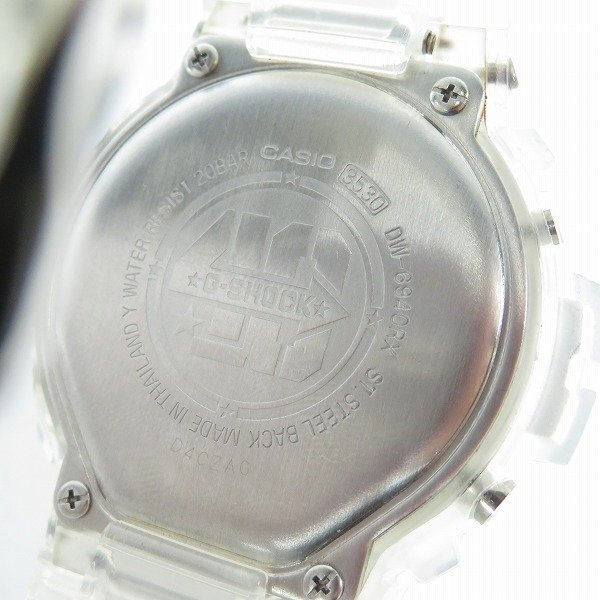 G-SHOCK/ジーショック スケルトン クリア ウォッチ/ 腕時計 DW-6940RX-7JR /000の画像4