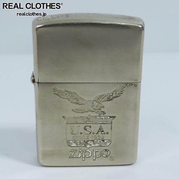 ZIPPO/ジッポー USA アメリカンイーグル 1992年製 /LPL_詳細な状態は商品説明内をご確認ください。