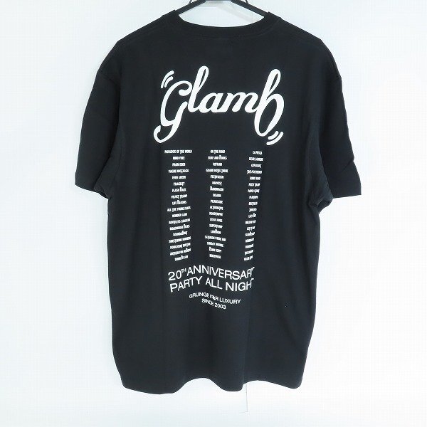☆glamb/グラム 20周年/20th Anniversary Theme List T/Tシャツ/L /LPLの画像2