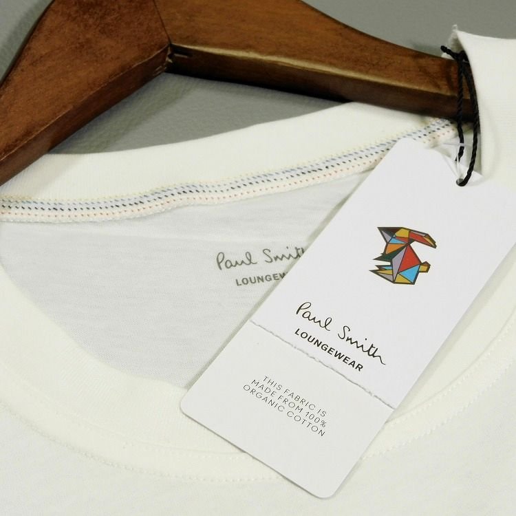 新品 ポールスミス 長袖カットソー オーガニックコットン L 白 Paul's Rabbit(ポールズラビット) ロンＴ Paul Smith メンズ 【2986】の画像10