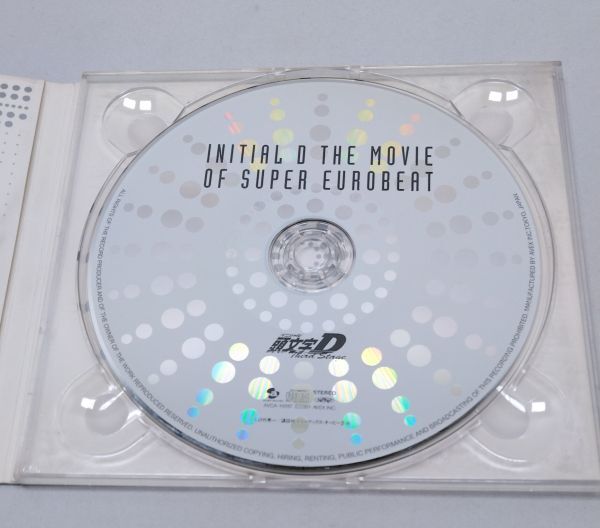 CD★イニシャル頭文字D INITAL D THE MOVIE OF SUPER EUROBEAT 紙ジャケットの画像3