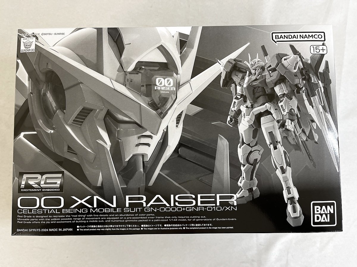 【未開封】1/144 RG GN-0000+GNR-010/XN ダブルオーザンライザー 「機動戦士ガンダム00V(ダブルオーブイ)」_画像1