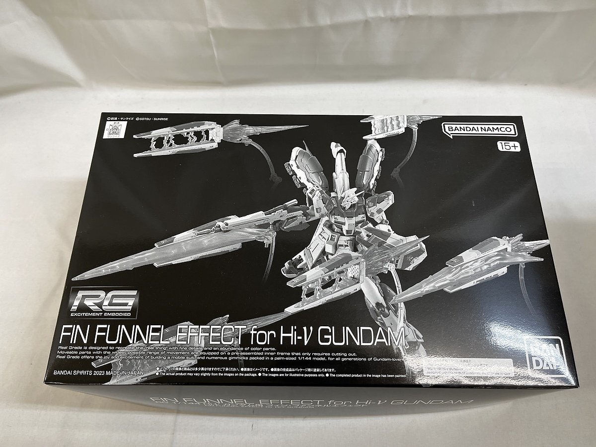 [1 jpy ~][ unopened ]1/144 RG Hi-ν Gundam for fins * funnel effect Mobile Suit Gundam Char's Counterattack bell torch ka* children 