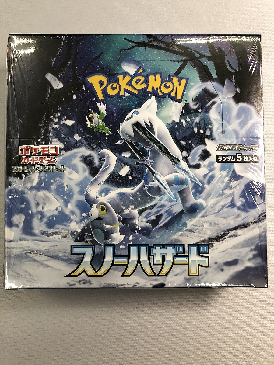 【1円～】【シュリンク未開封】ポケモンカードゲーム スノーハザード BOX ポケカ_画像1