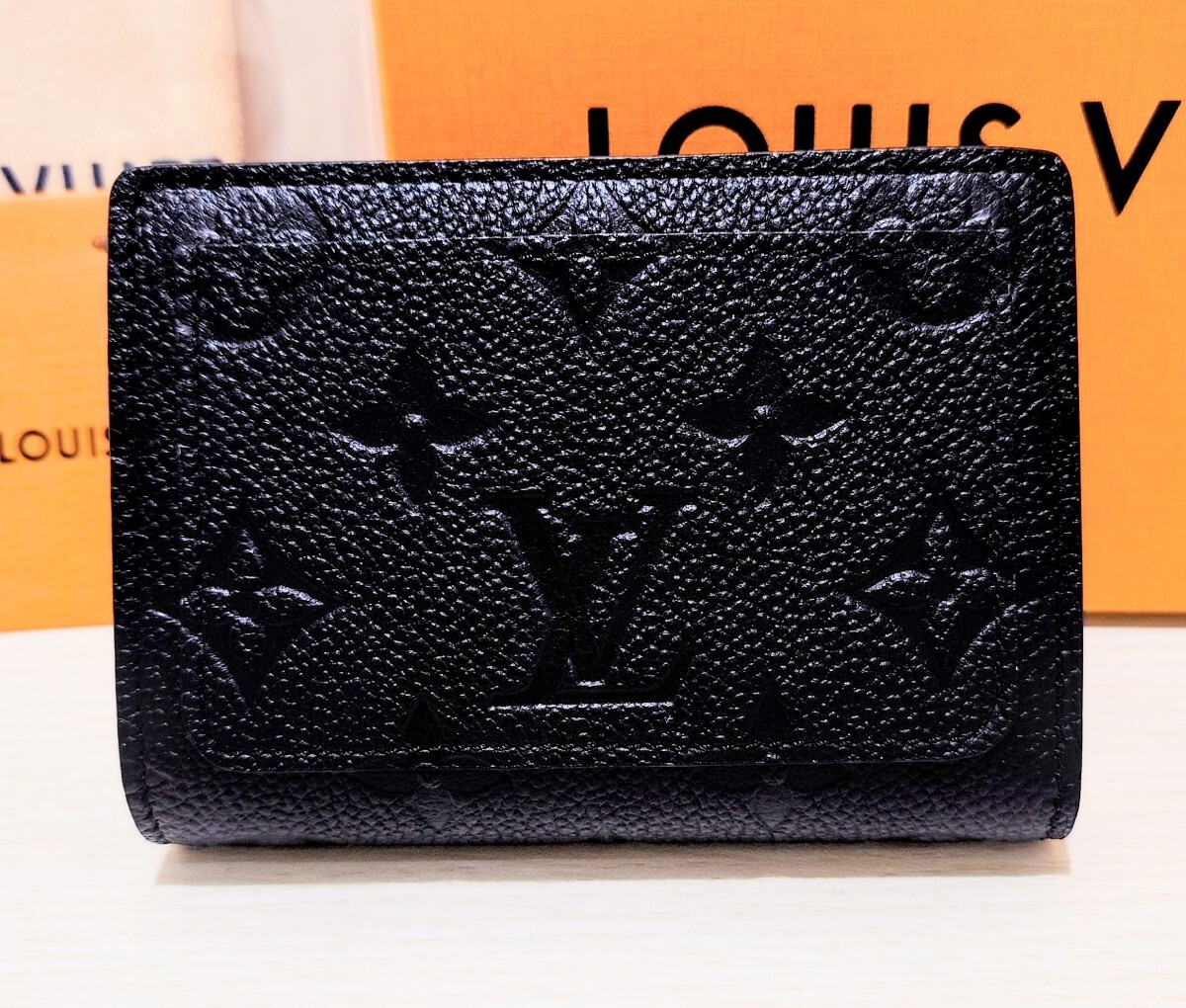 ☆LOUIS VUITTON☆ ルイヴィトン モノグラム アンプラント ポルトフォイユ・クレア 二つ折り財布　☆ほぼ未使用品☆_画像5