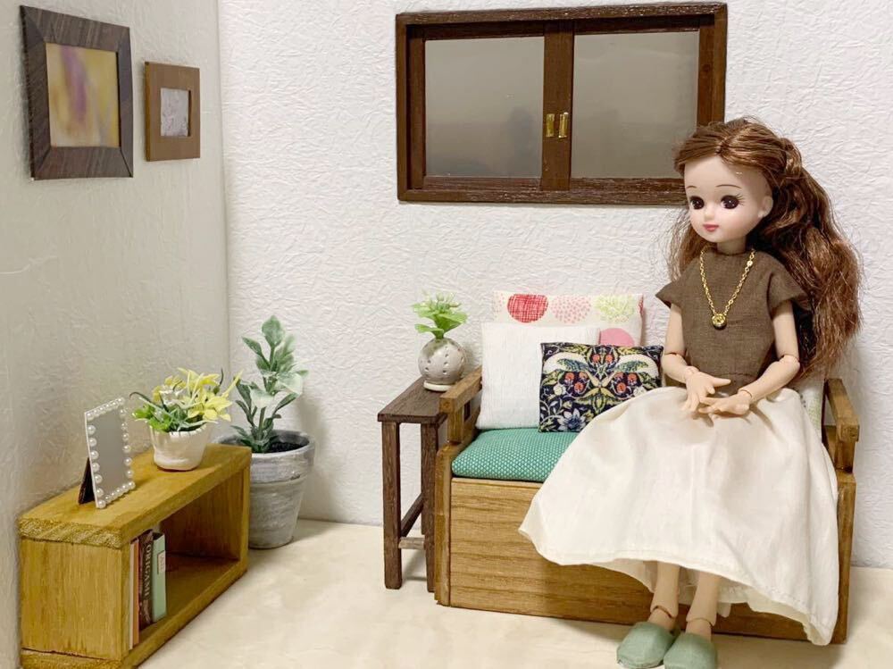  doll house Licca-chan for relaxation. . part shop hand made 