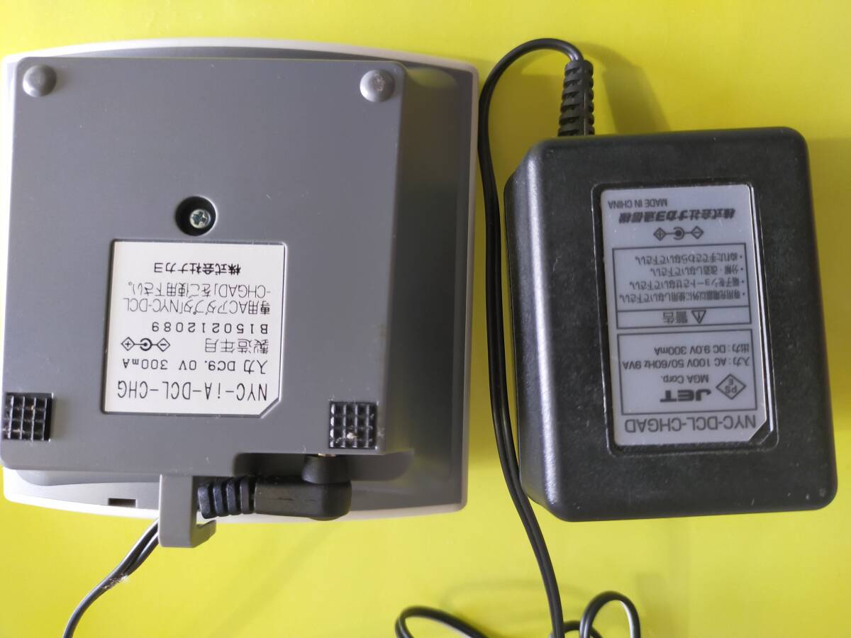 ナカヨコードレス電話 NYC-8iA-DCL 水没 ジャンク品の画像3