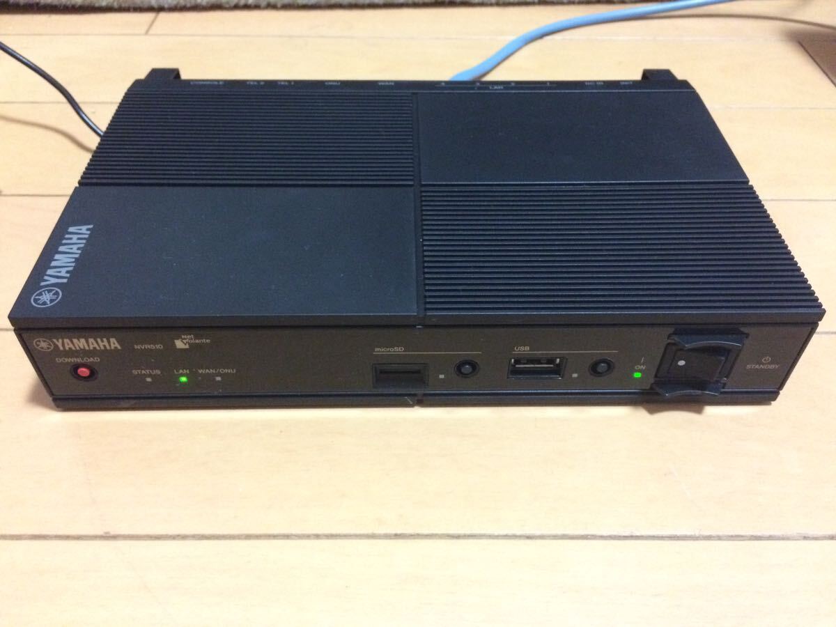 【動作・通電確認済】YAMAHA製　VoIP対応インターネットルーター　NVR510_画像1