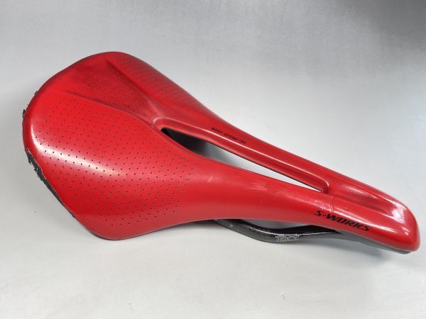 SPECIALIZED S-WORKS POWER ARC カーボンレール サドル 143mm 135g 赤 スペシャライズド パワーアーク レッド 0401G2401/520