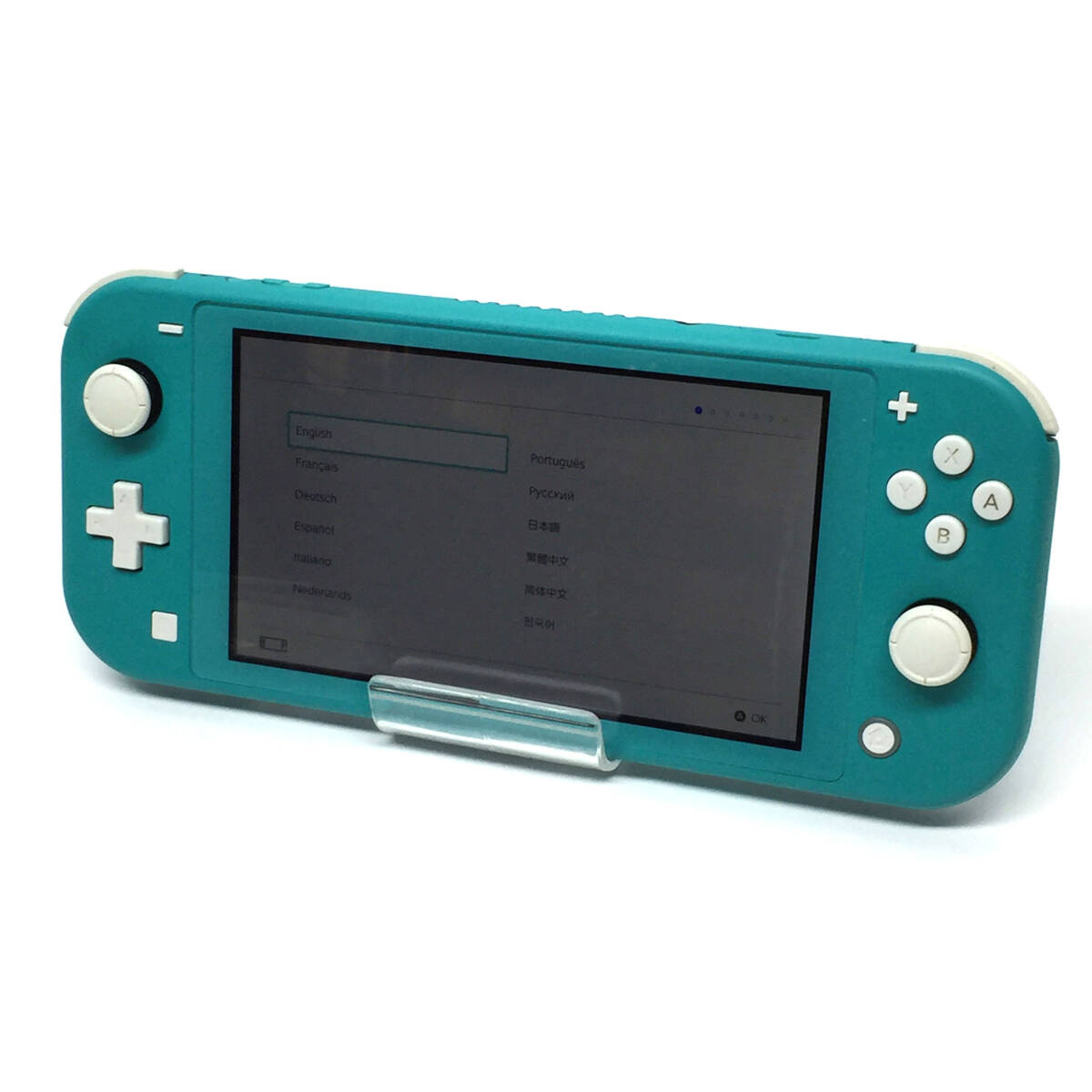 tu056 Nintendo Switch Lite 本体 ターコイズ HDH-001 動作確認済 ※中古_画像1