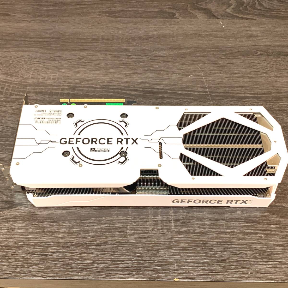 tu099 GeForce RTX 4070 Ti EX Gamer V2 12GB ホワイト グラフィックボード ※ジャンクの画像1