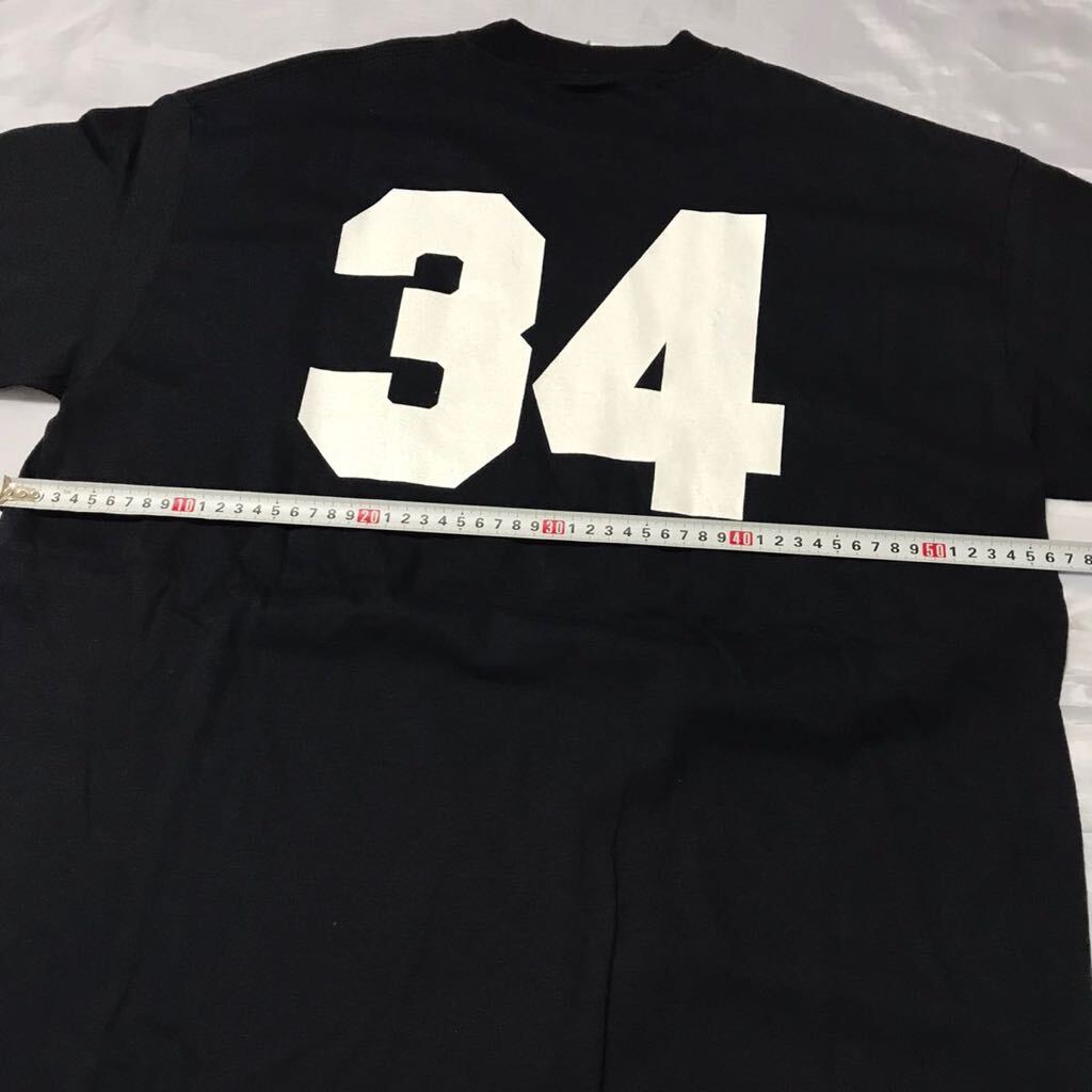 MLB ニューヨークメッツ 千賀滉大 #34 半袖Tシャツ マジェスティック メジャーリーグ グッズ　野球ウェア　メンズLサイズ　ブラック　黒_画像3