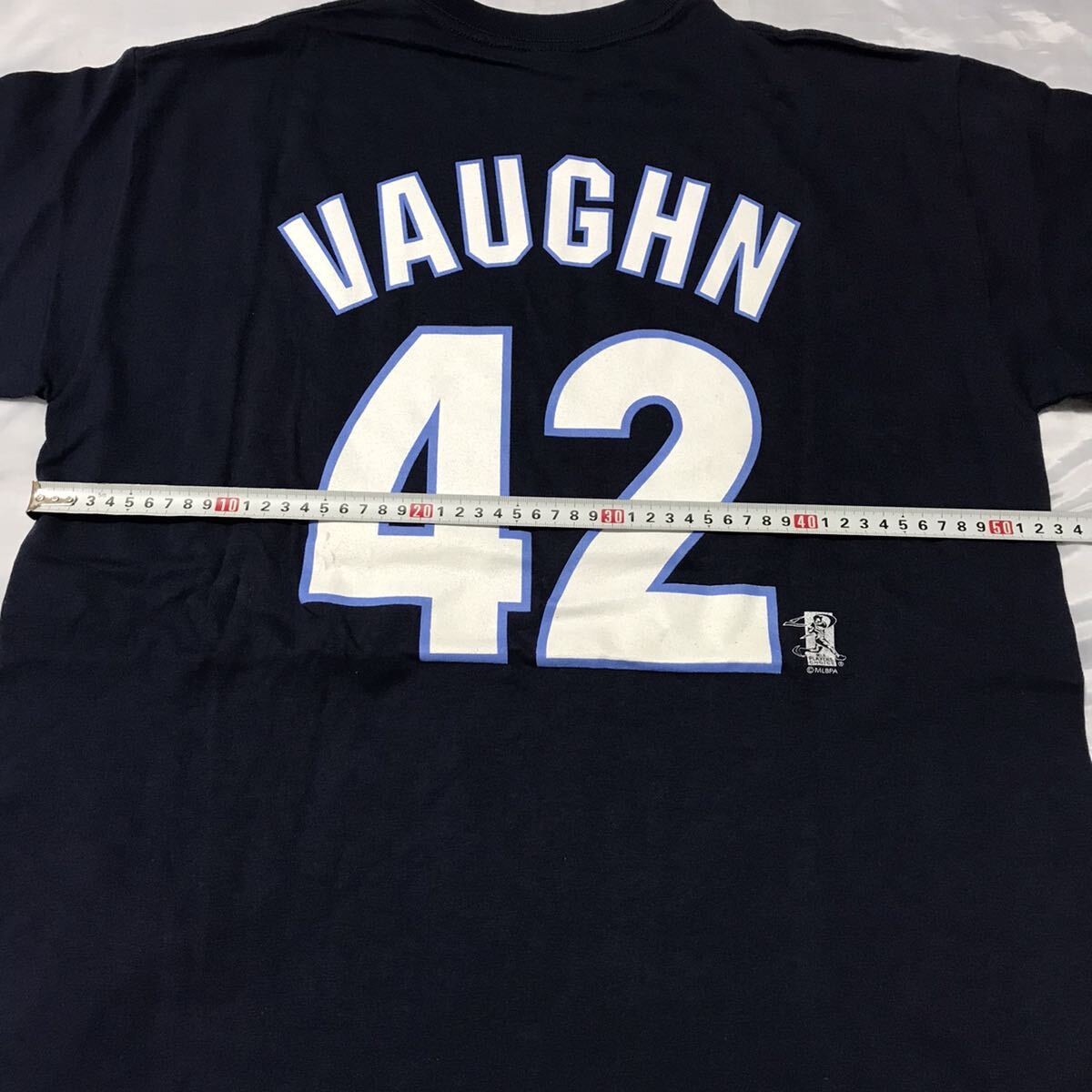MLB ロサンゼルス エンゼルス 永久欠番 #42 モーボーン 半袖Tシャツ メンズ Mサイズ メジャーリーグ Majestic ベースボールウェア_画像3
