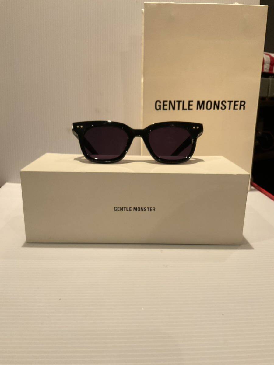 Gentle Monster ジェントルモンスター サングラス 開封のみ、未使用品 K-POP ブラック／ブラック_画像1