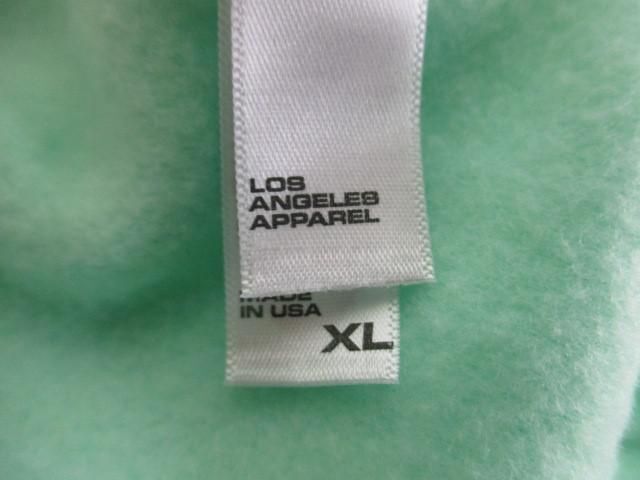 未使用 タグ付き ロサンゼルスアパレル ロスアパ フリースパンツ XL ミント PF404 男女兼用 ユニセックスの画像4