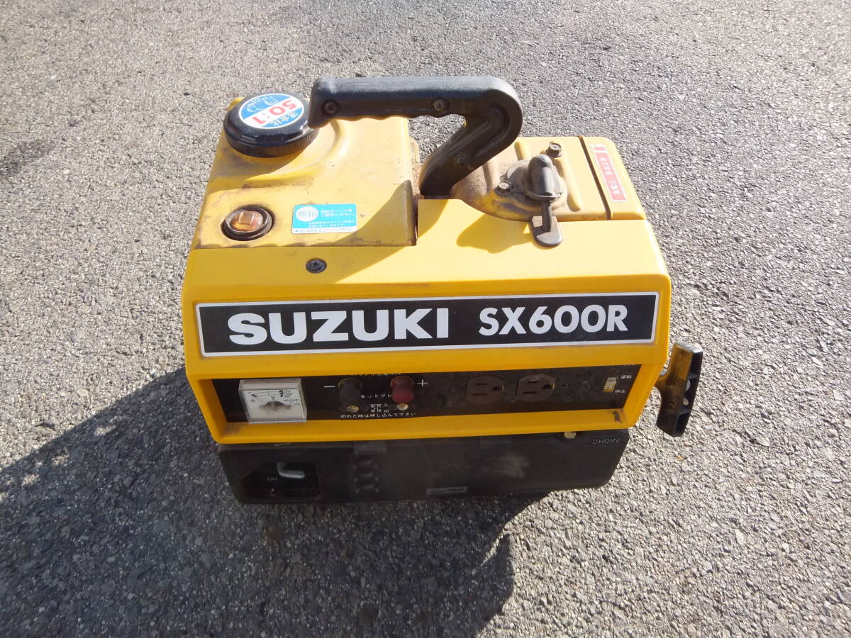 Yahoo!オークション - SUZUKI スズキ SX600R ポータブル発電機 Yahoo!オークション - SUZUKI スズキ SX600R ポータブル発電機
