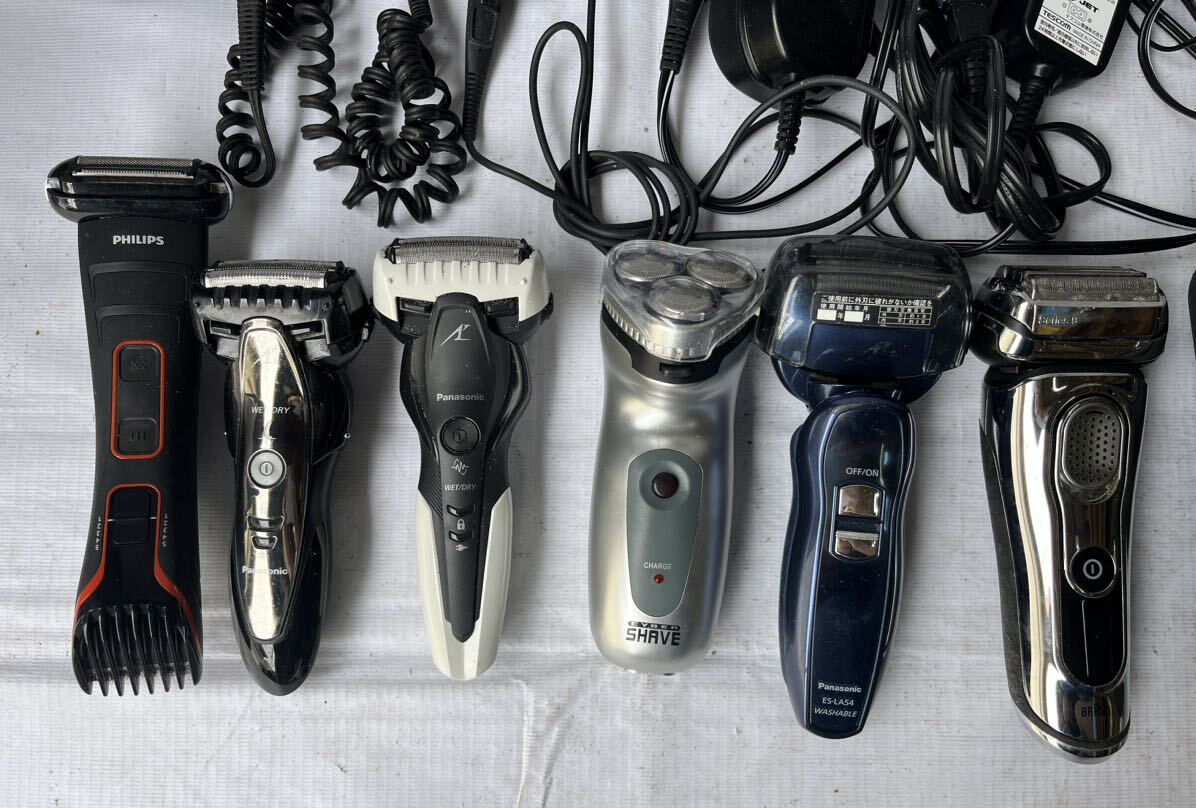 Panasonic BRAUN PHILIPS electric shaver ... together operation not yet verification goods junk 