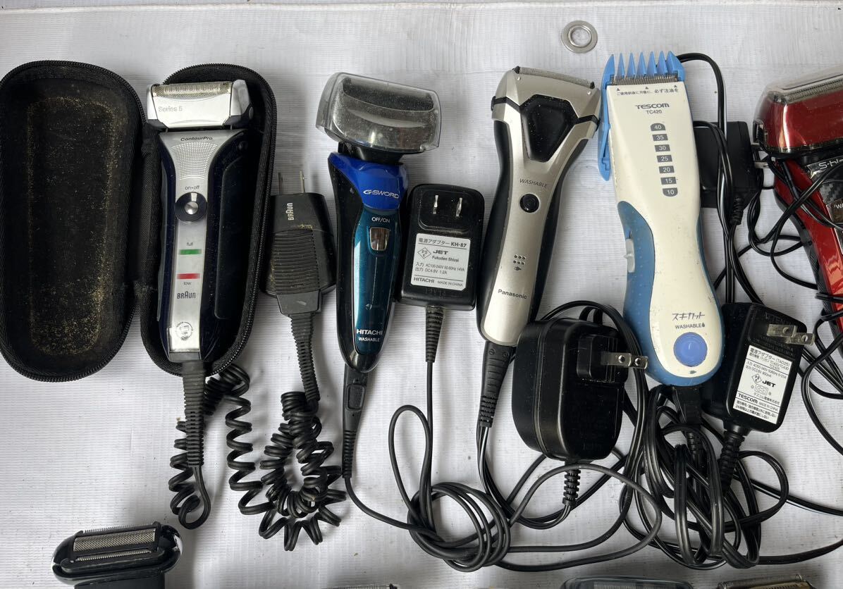 Panasonic BRAUN PHILIPS electric shaver ... together operation not yet verification goods junk 