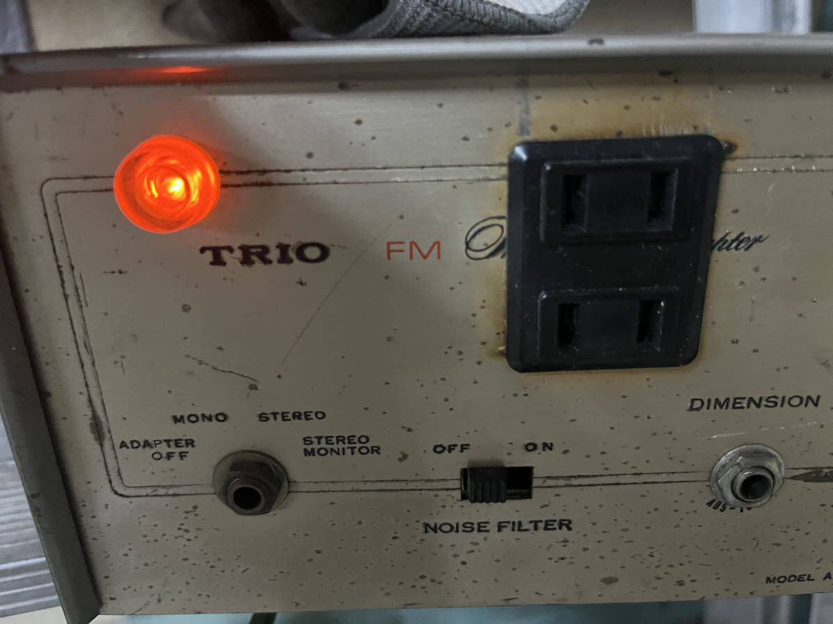 TRIO 管球式FMマルチフレックスアダプター AD-5ジャンク扱い品 通電確認済の画像6