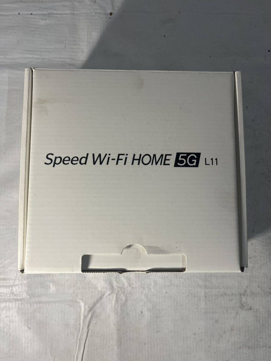 Speed Wi-Fi HOME 5G L11 ZTR01SWA 通電確認のみの画像1