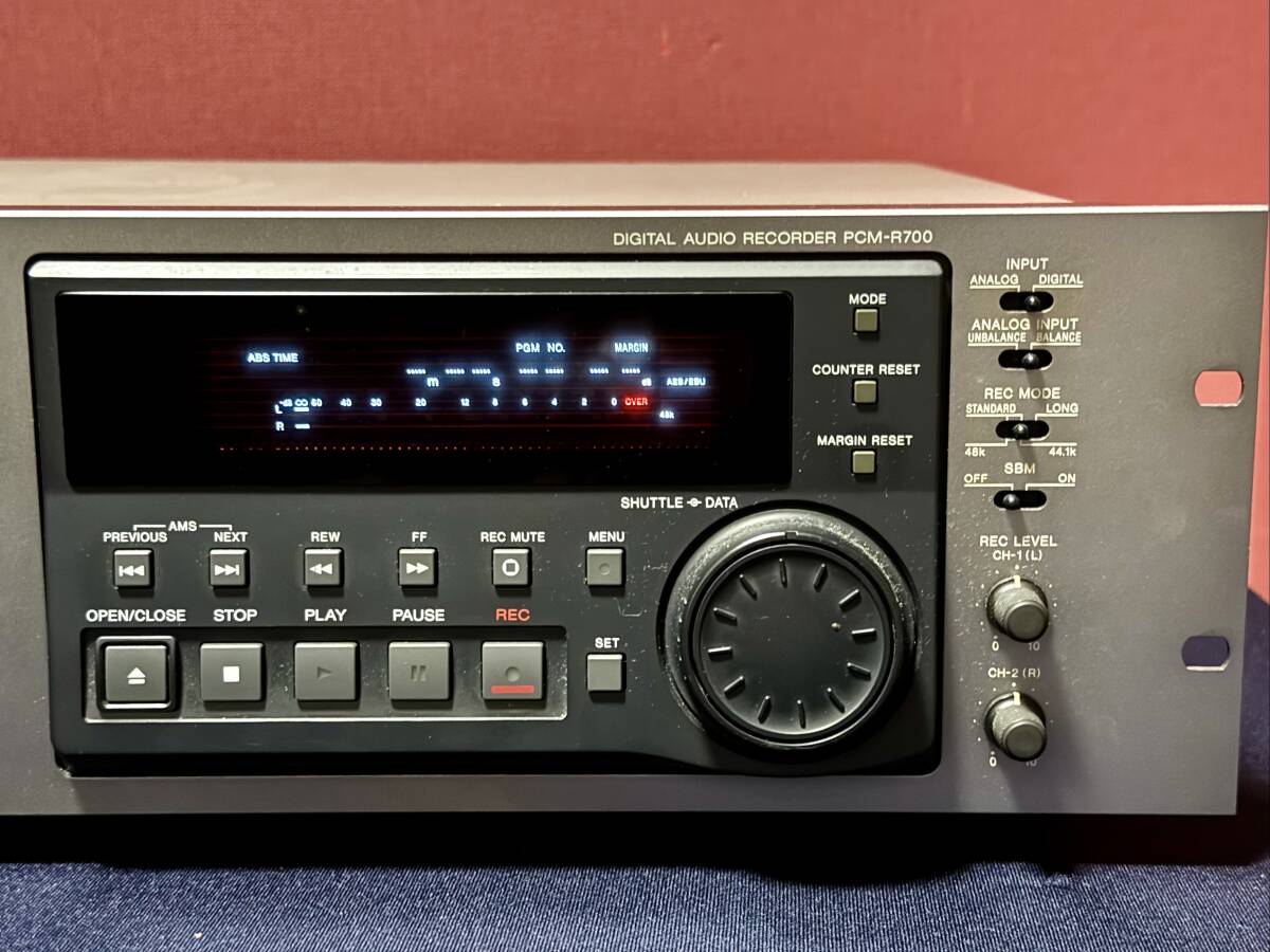 SONY/PCM-R700！DIGITAL AUDIO RECORDER for DAT ジャンク！！の画像4