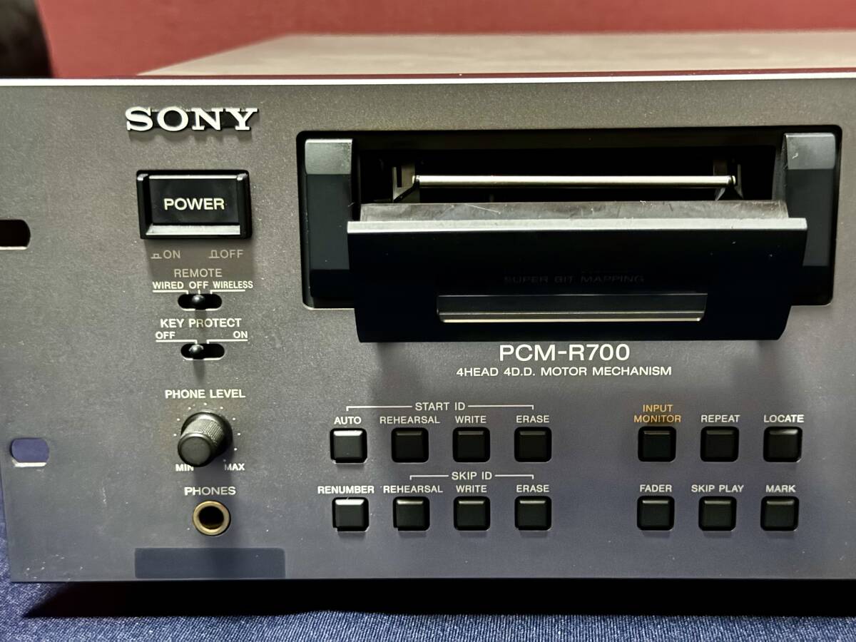SONY/PCM-R700！DIGITAL AUDIO RECORDER for DAT ジャンク！！の画像3