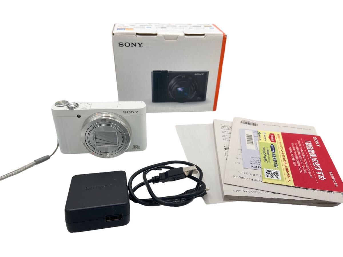 ◇【SONY ソニー】Cyber-shot DSC-WX500 コンパクトデジタルカメラ ホワイト サイバーショット コンパクトデジタルカメラ デジカメ 良品の画像1