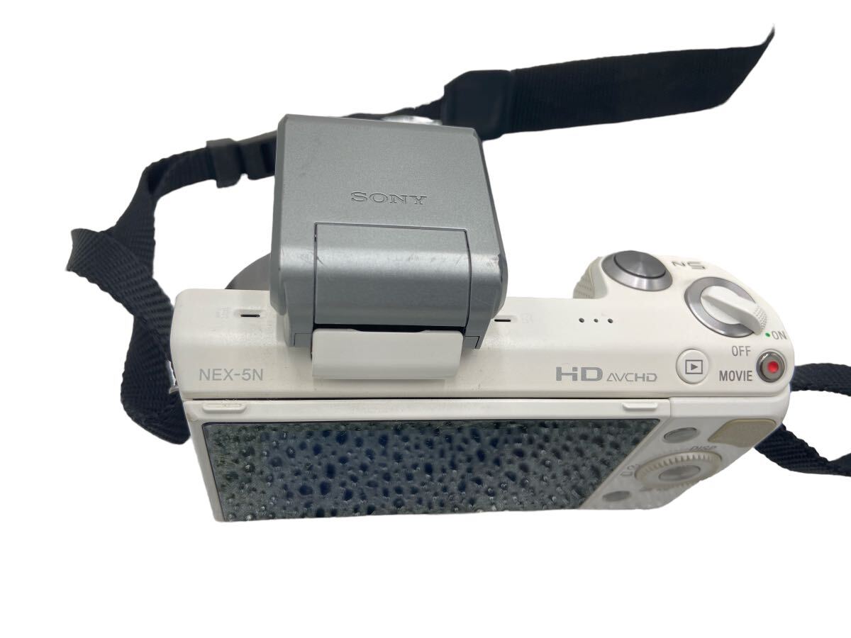 SONY ソニー ミラーレス一眼カメラ α NEX-5N 16mm F2.8 E 18-55mm F3.5-5.6 中古品 通電 動作確認済み 付属品 ボディ の画像4