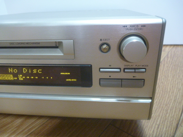 【通電OK!!】■□■ONKYO オンキョー MINI DISC RECORRDER MD-122MX MDデッキ■□■の画像3